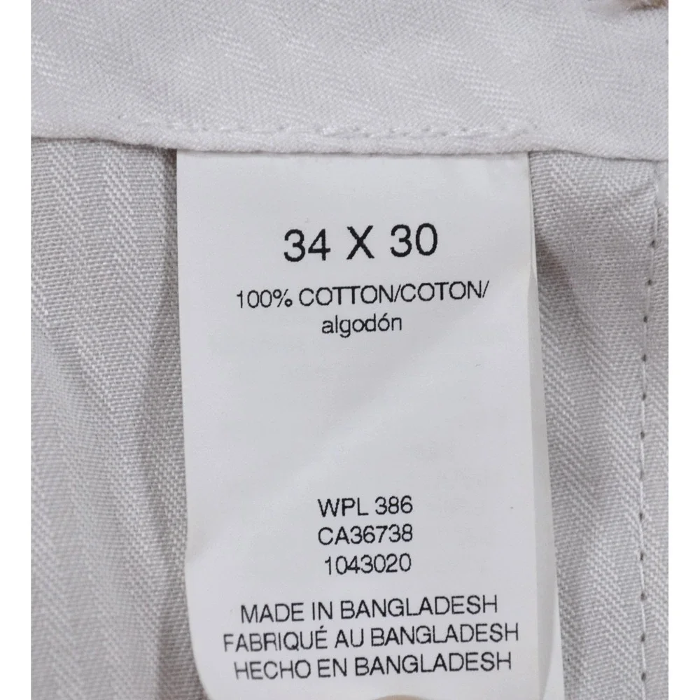 Haggar Designer Work to Weekend Khaki Pants Men's Size 34x30 Comfort‎ Waist